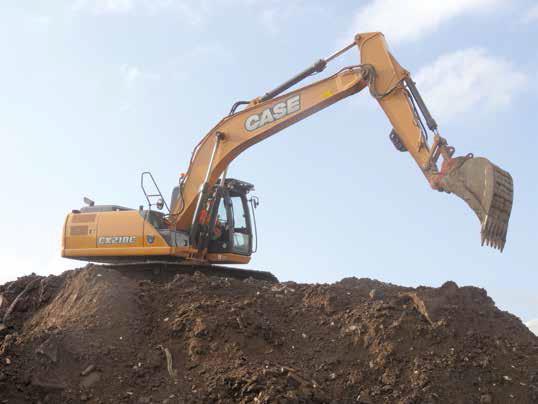 Yorkshire Aggregates C-Series CX 210 excavator