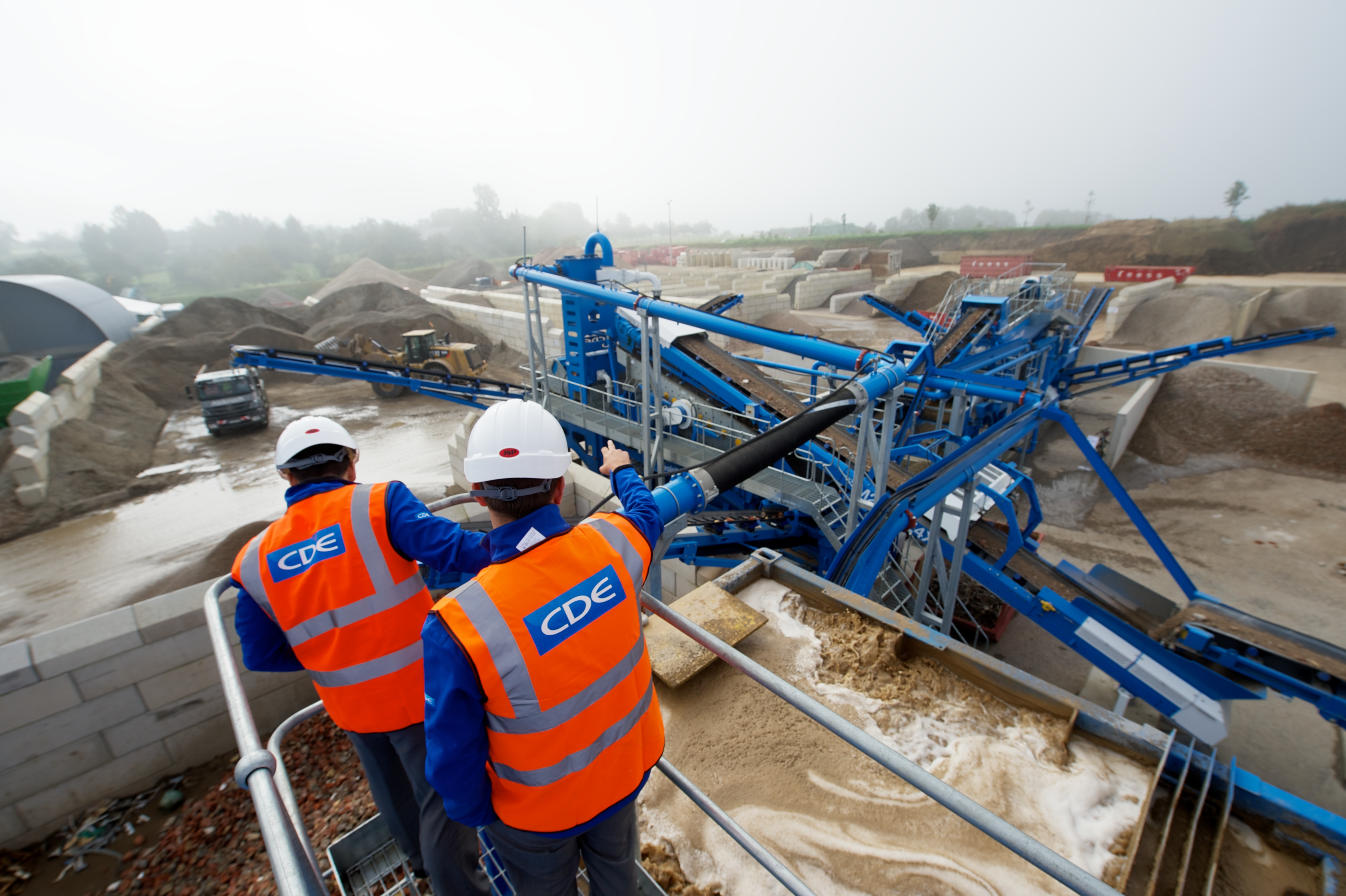 A waste recycling plant in Germany