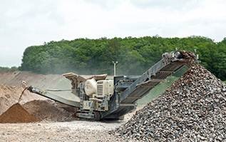 Metso Lokotrack LT120 jaw crusher