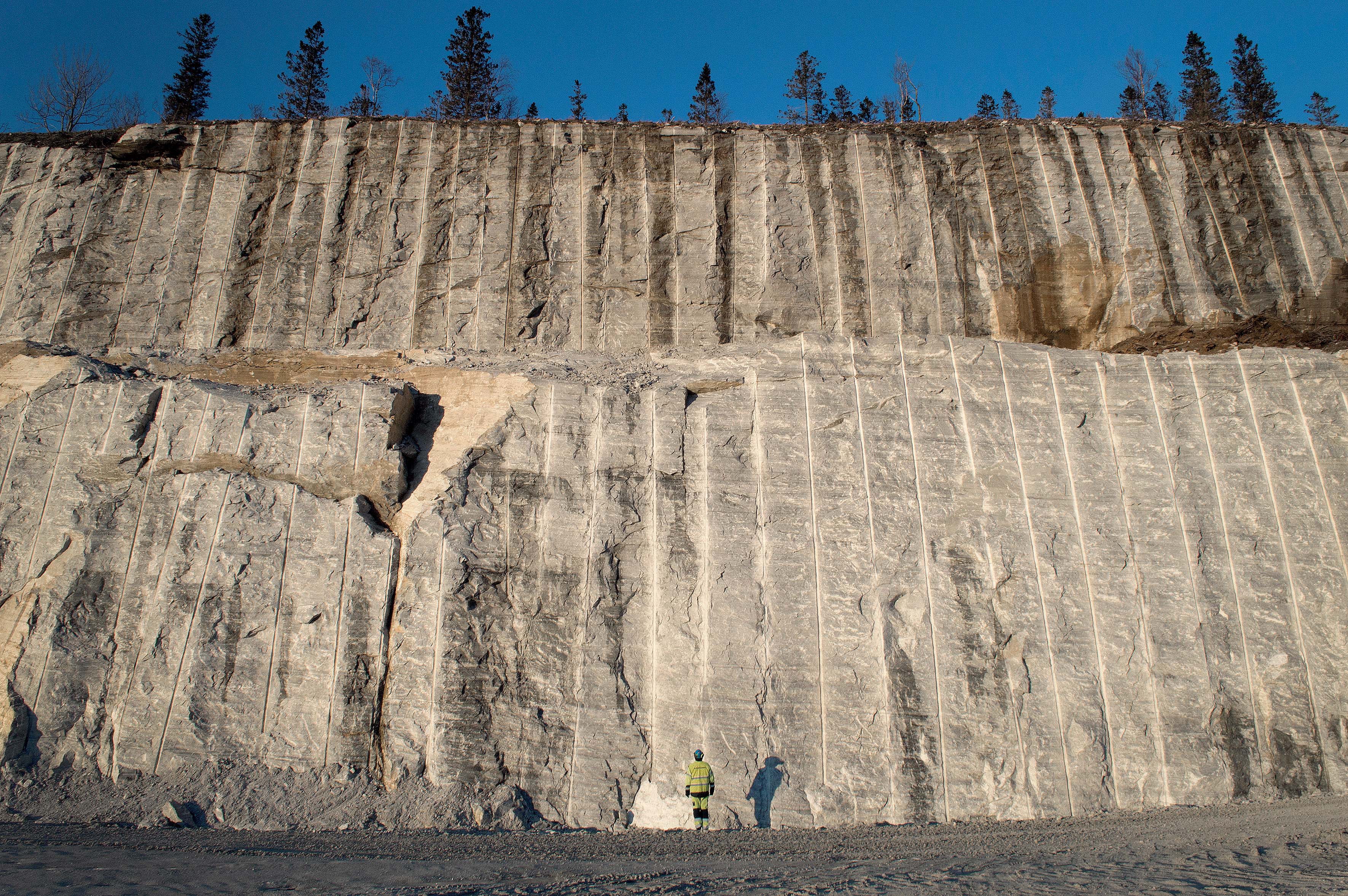 Akselberg limestone quarry