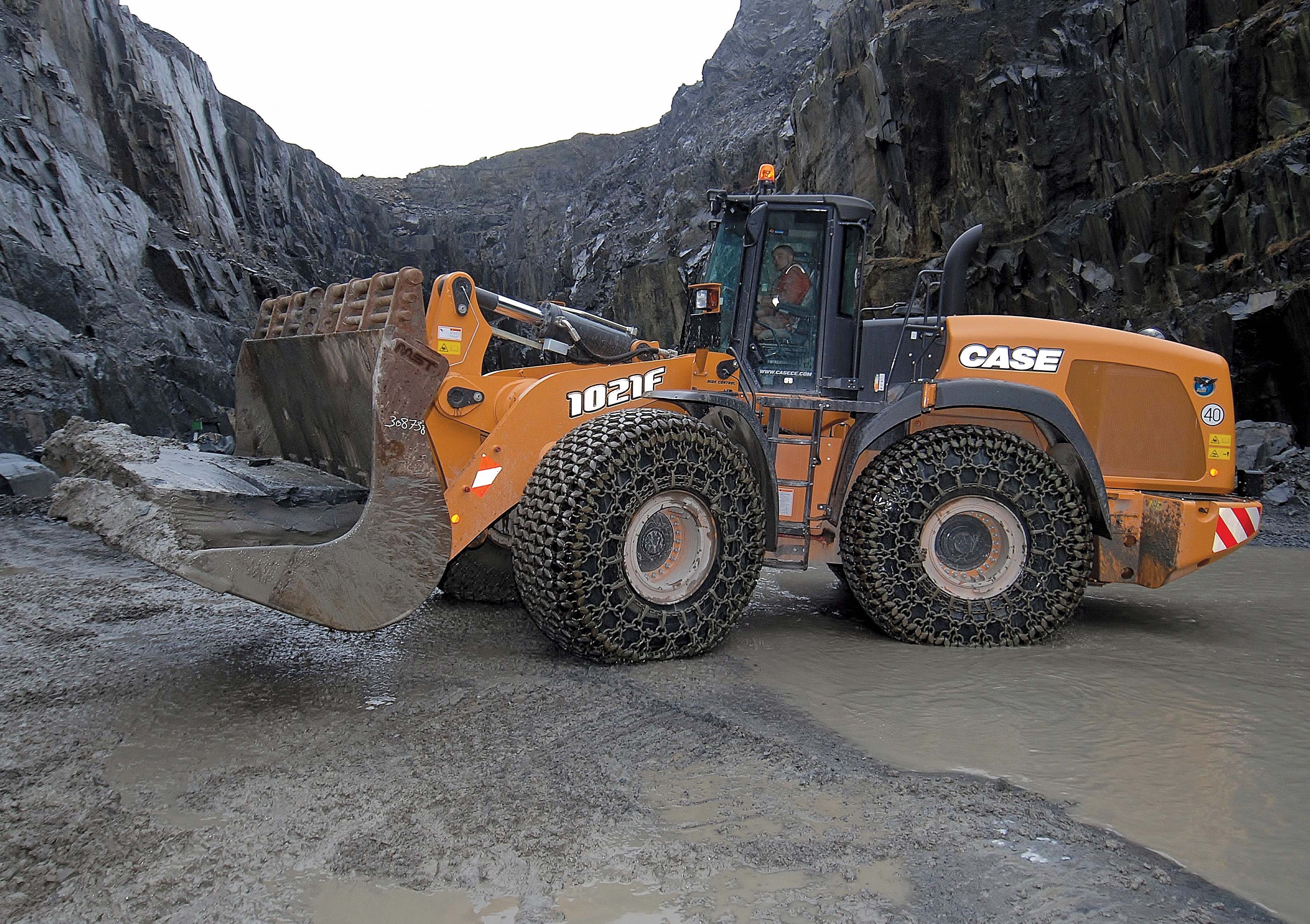 Case’s 1021 F wheeled loader