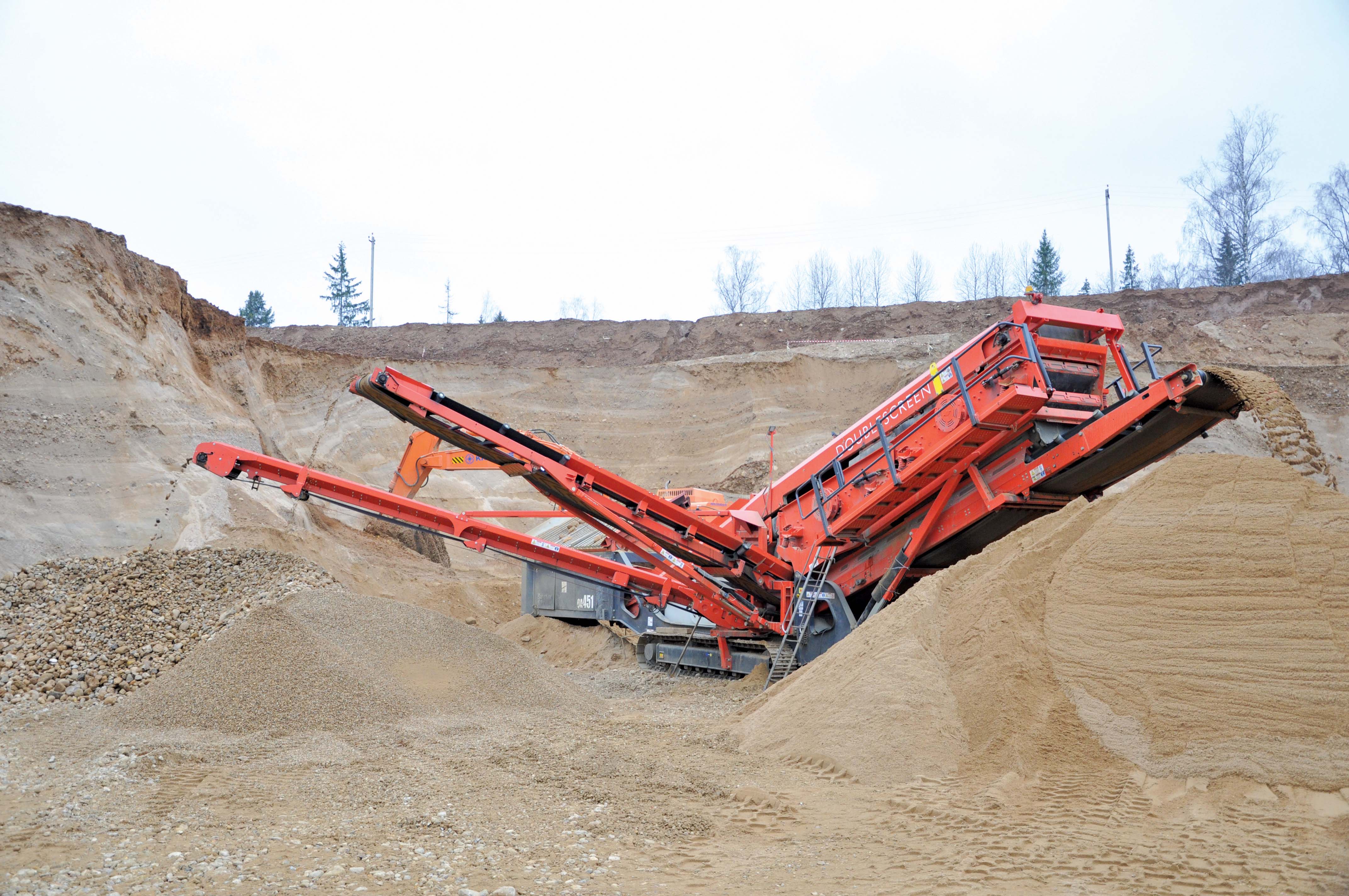 Aggregate production at Bogaevsky Karyer’s site, Russia