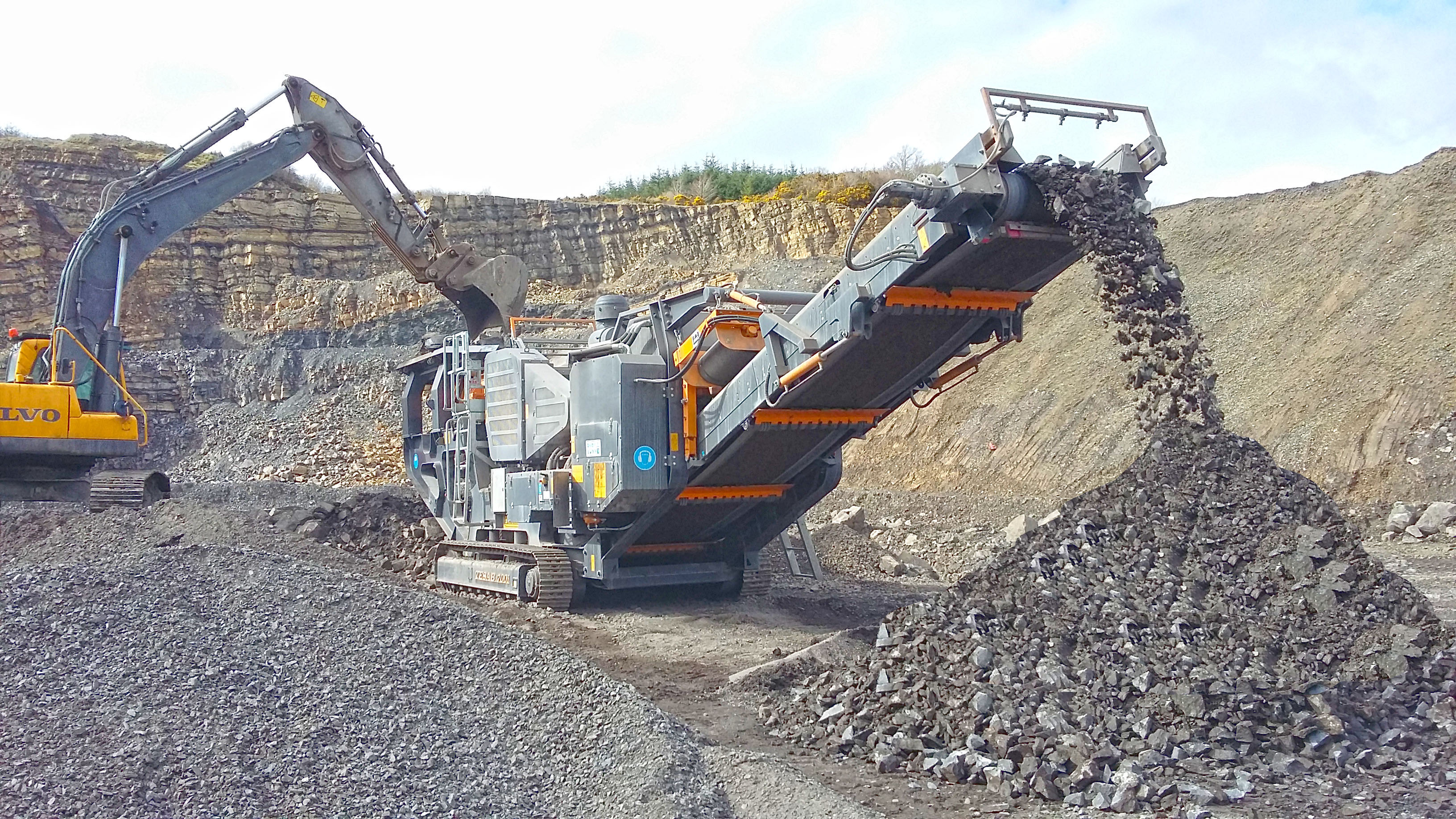 Tesab’s new 700i jaw crusher 