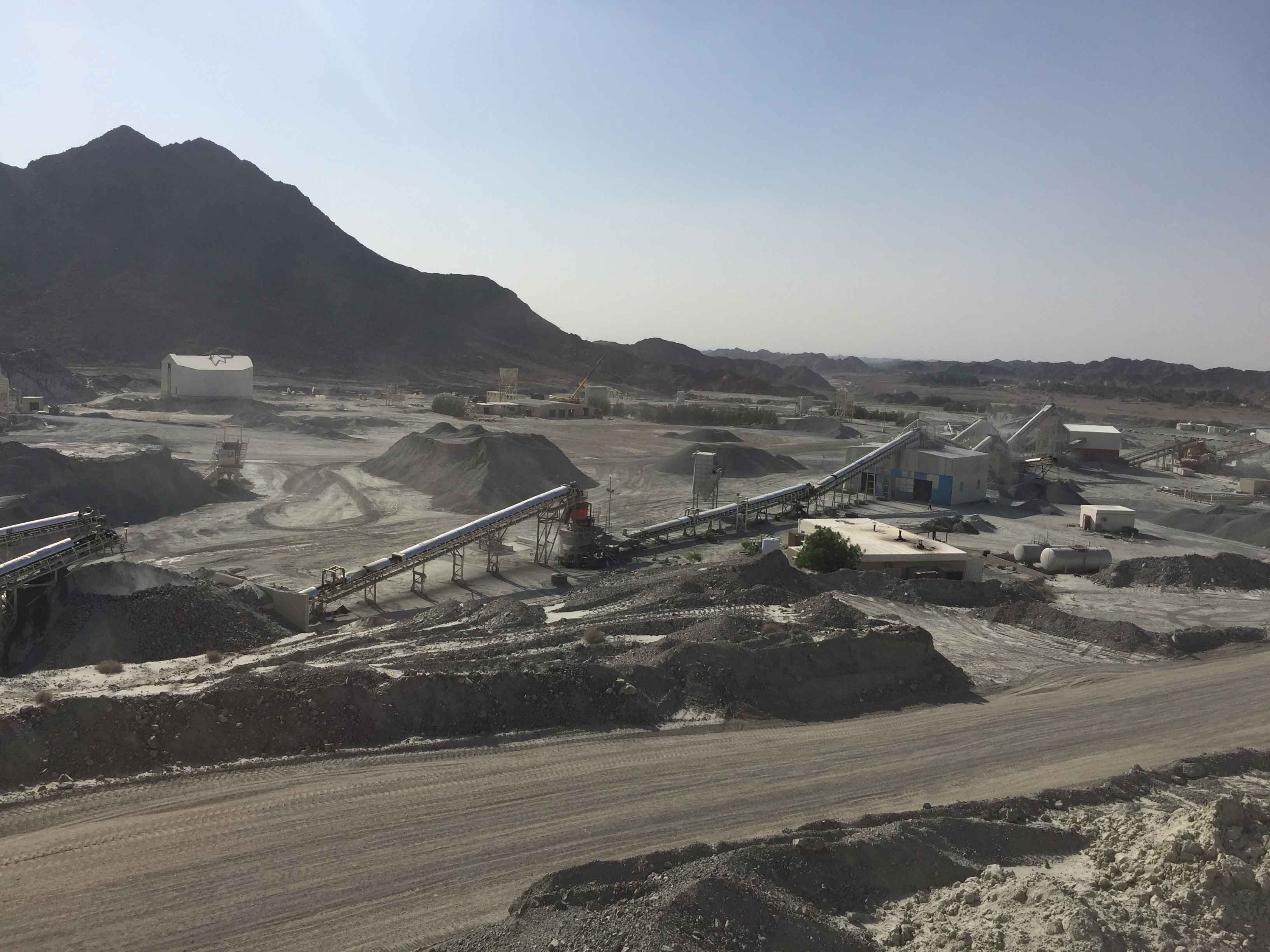 A National Quarries site in Siji, Fujairah