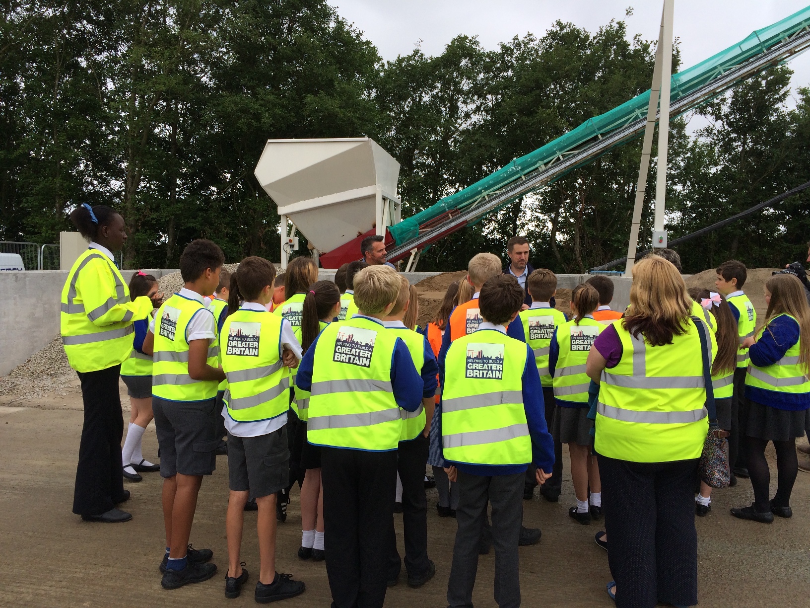 Hardwicke Primary School children 