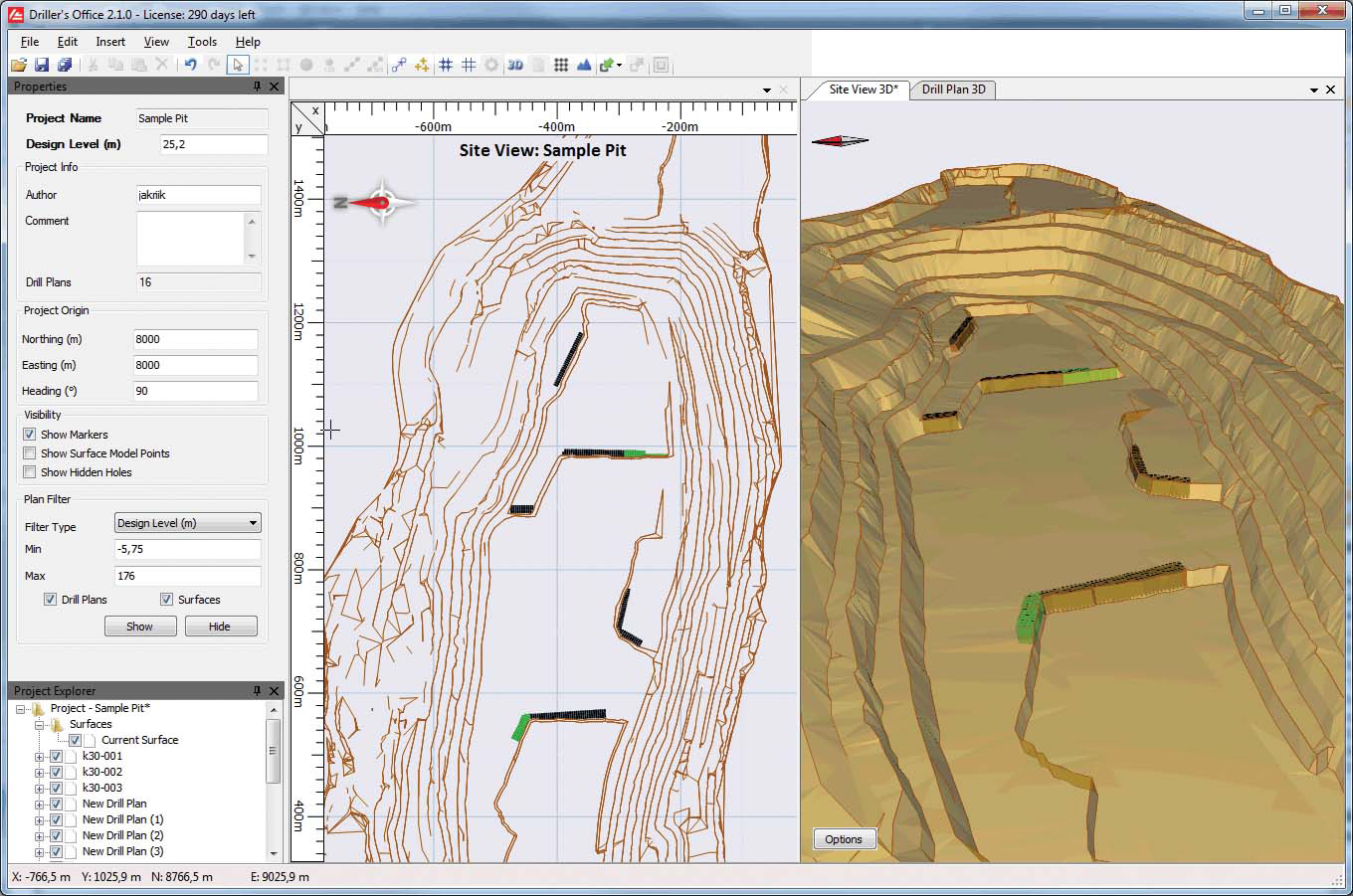 Driller’s clear and simple visualisations 