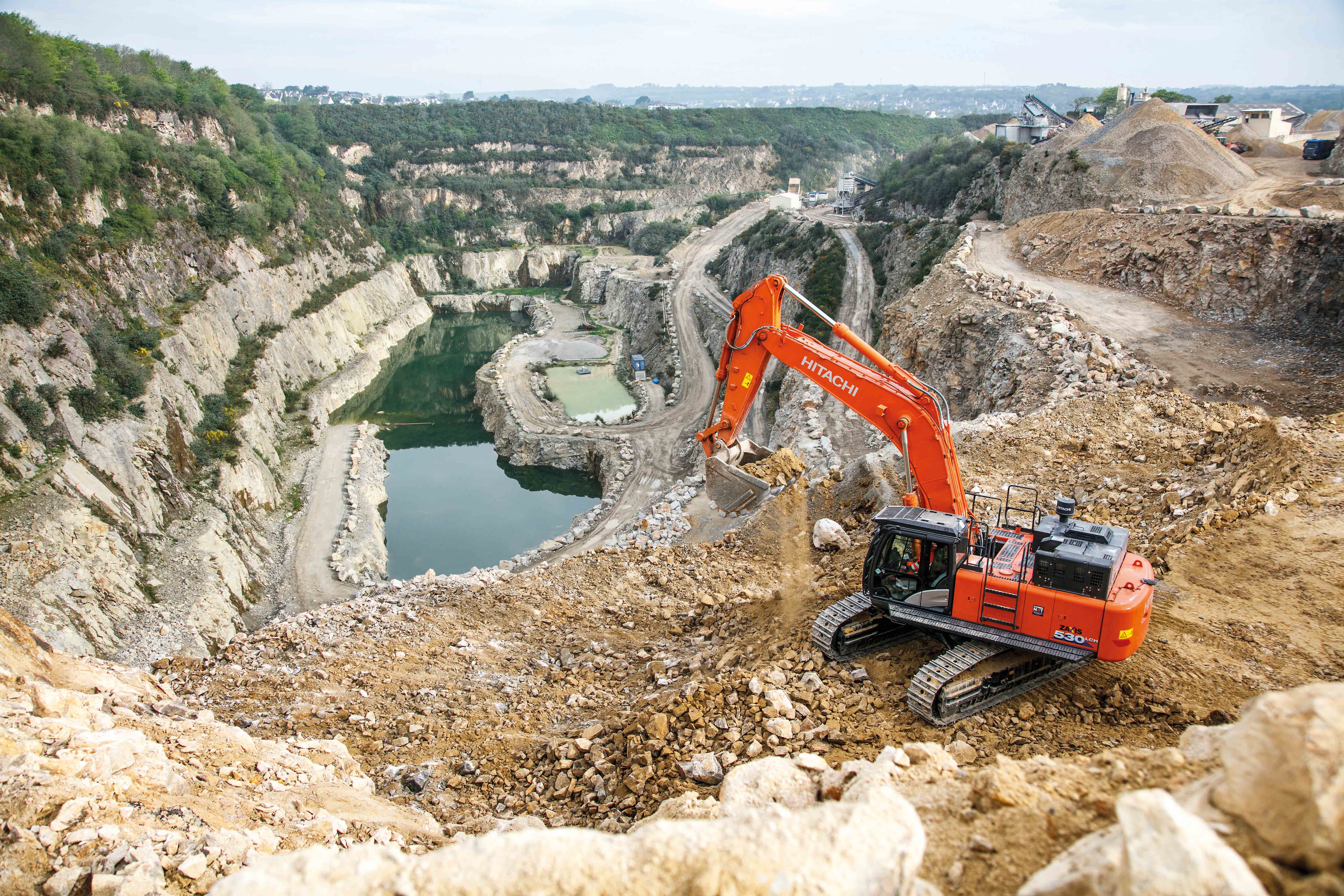 Hitachi ZX530LCH-6 excavator 