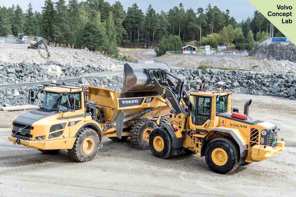 Volvo electric hybrid wheel loader