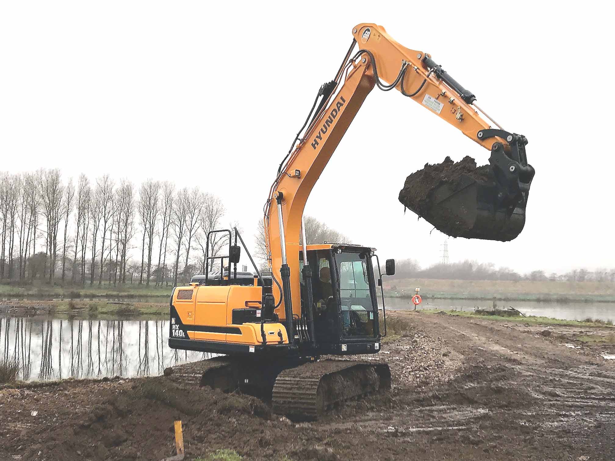 Hyundai HX140 L crawler excavator 