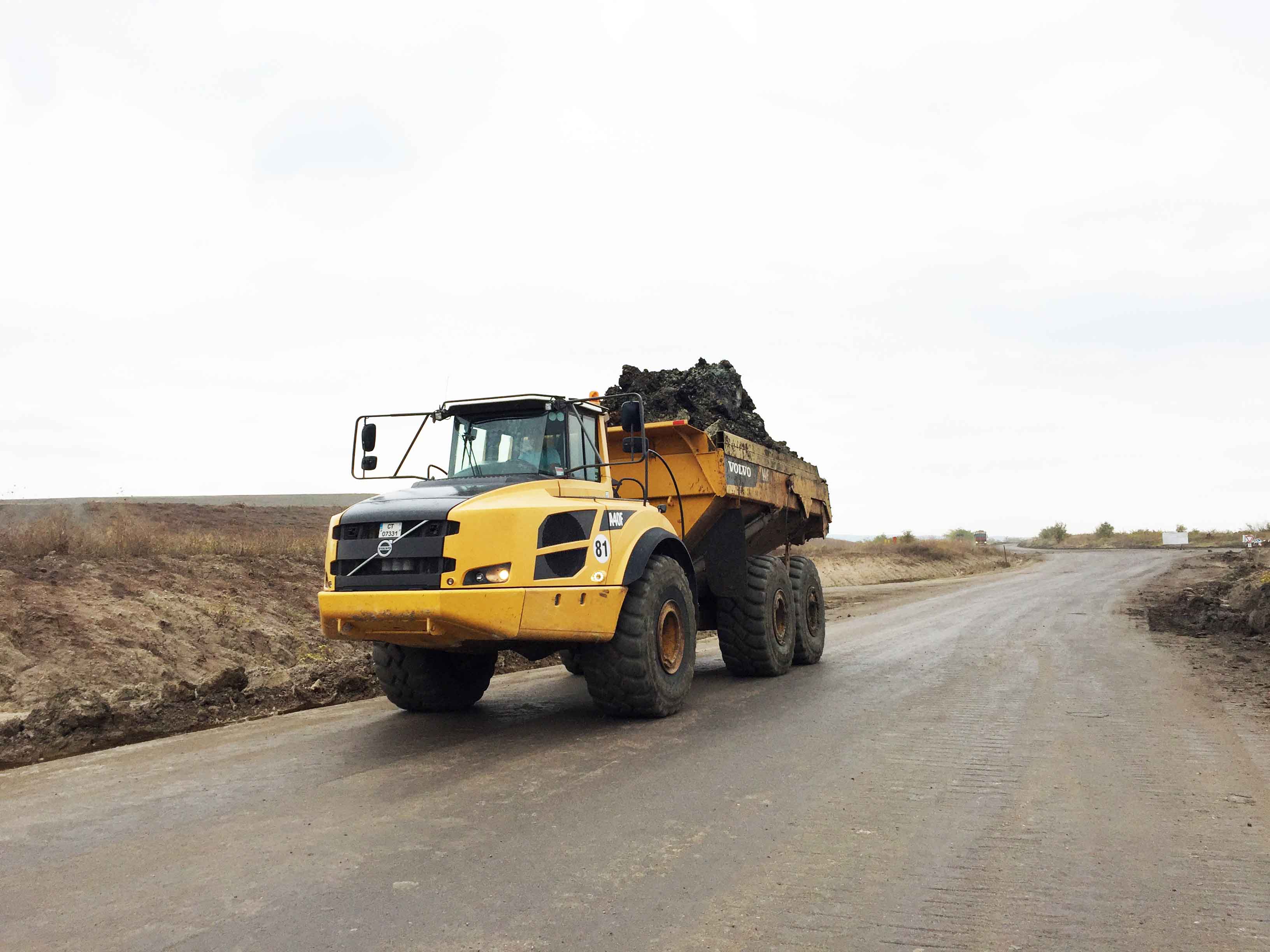 Volvo articulated hauler