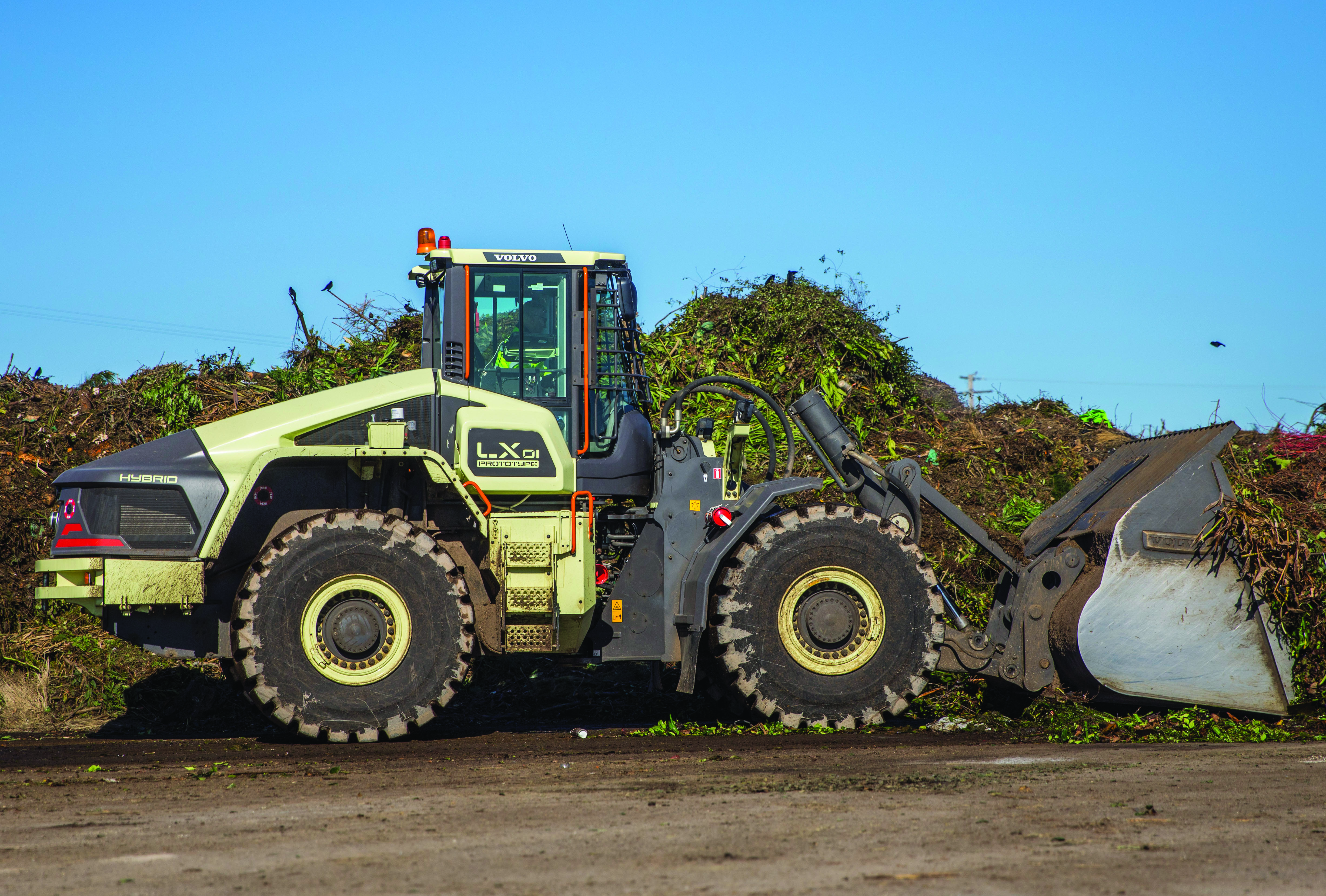 Volvo LX1 Prototype hybrid wheel loader