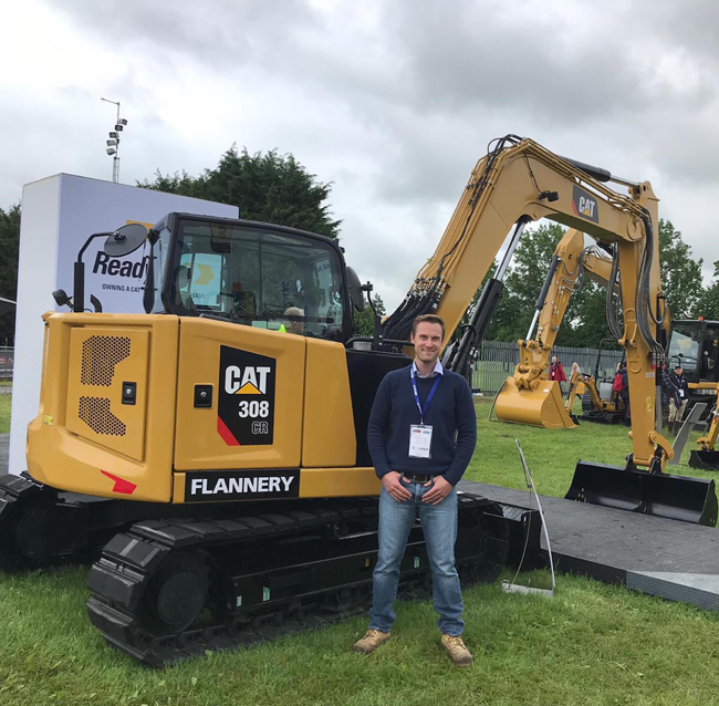 Chris Matthew, Flannery Plant Hire at Plantworx 2.jpg