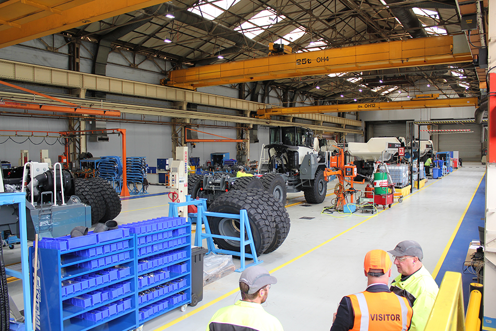 Extensive improvements have been made to Terex Trucks’ Motherwell HQ since the company was acquired by Volvo Construction Equipment in 2014