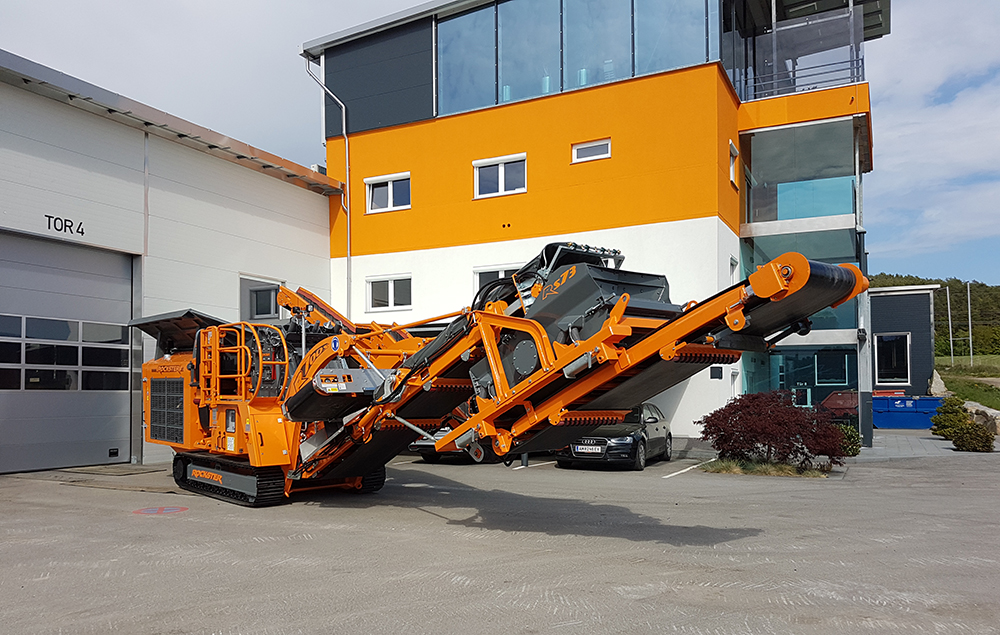 The R700S is the second impact crusher to go into production at Rockster's new factory