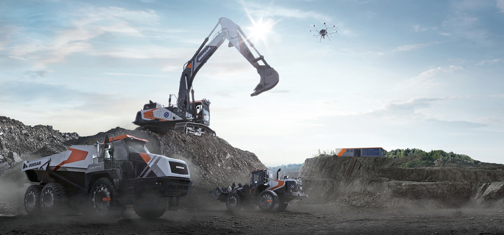 Doosan’s XiteCloud solution encompasses drone-based surveys