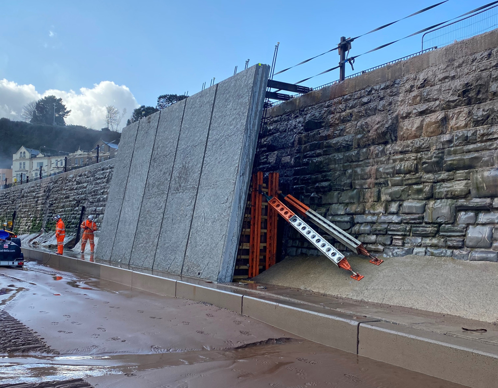 Dawlish Marine Parade panels