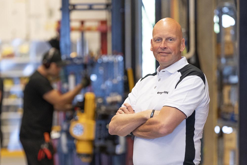 Engcon CEO Krister Blomgren