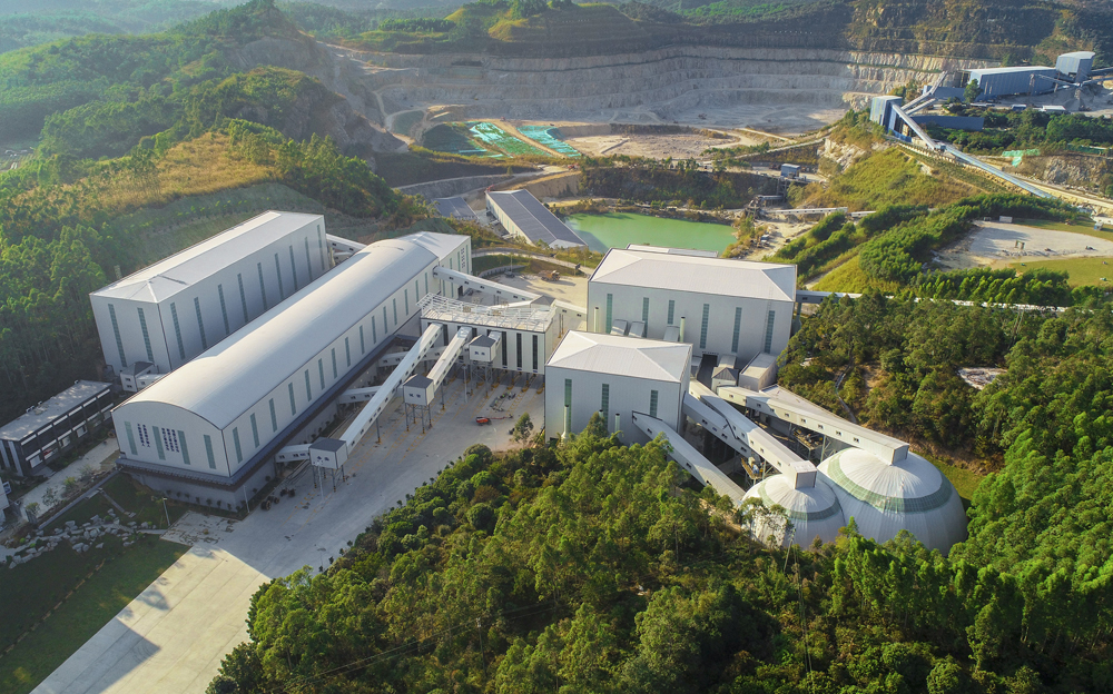 Shunxing Quarry in Guangdong Province, which is operated by Gongsheng Group