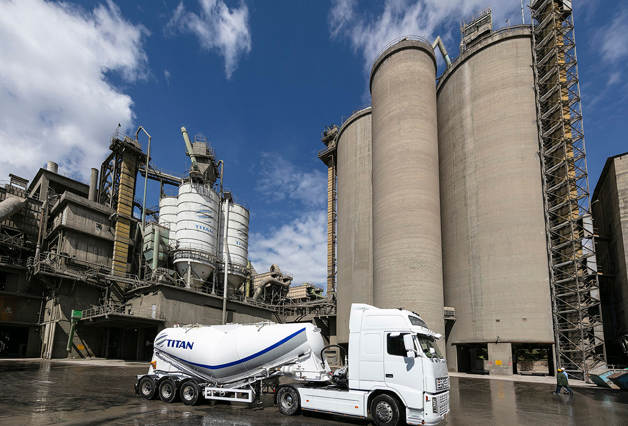  Titan Cement's Kamari plant in Viotia, Greece. Pic: Yannis Kontos