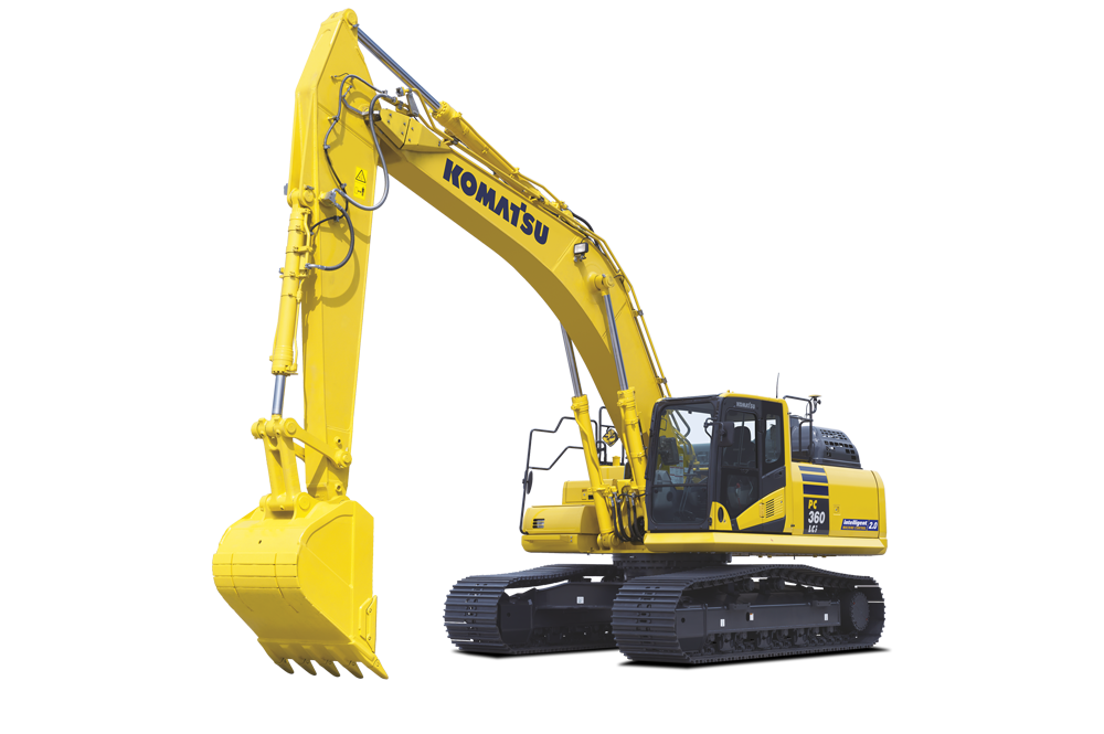 The iMC system lets operators use excavators for machine grading as well as truck loading