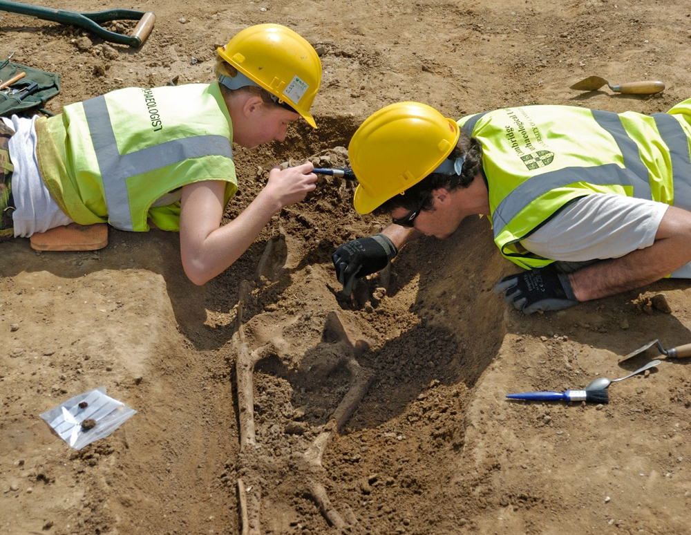 A total of 52 burials, including 17 decapitated bodies, have been unearthed at a quarry worked and restored by Tarmac