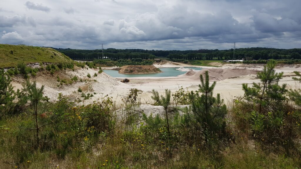 The silica sand quarry at Heerlen