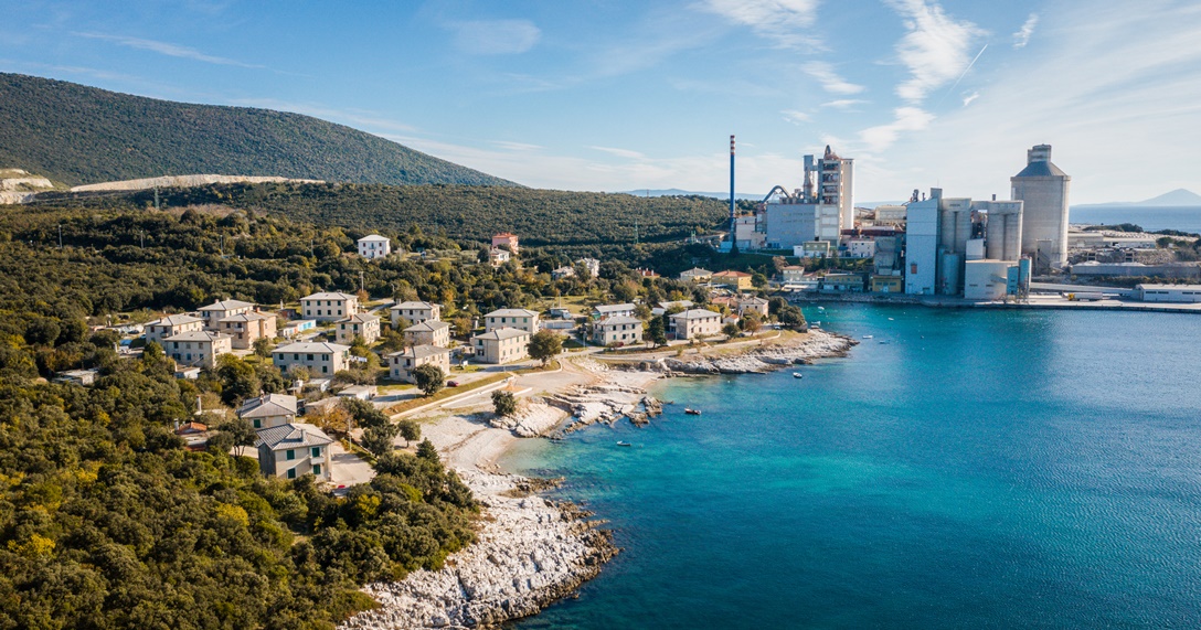 The Holcim Croatia plant in Koromačno. Image: Holcim Croatia/Mateo Gobo