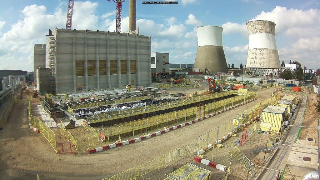 The pour took place at the new Slough Multifuel energy-from-waste (EfW) project in south-east England