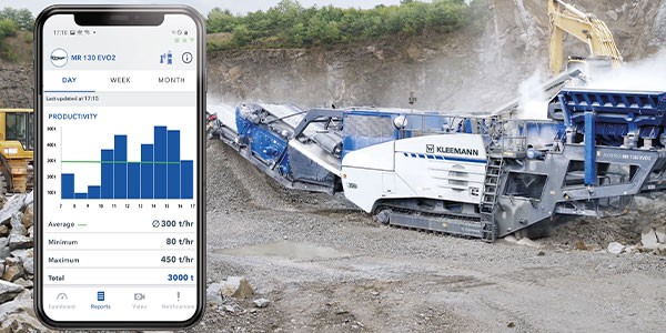 Spective Connect provides operators with machine data via their smartphone