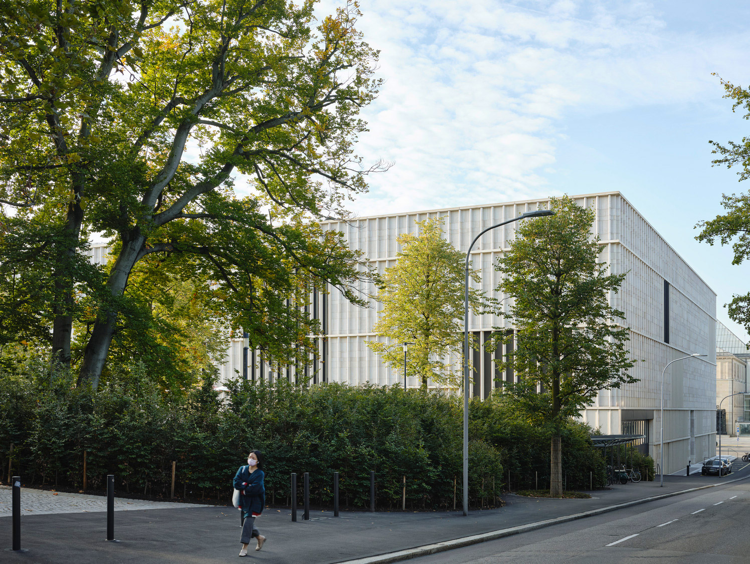 The extension of the Kunsthaus in Zürich, Switzerland is made out of 98% recycled concrete. Image: David Chipperfield Architects