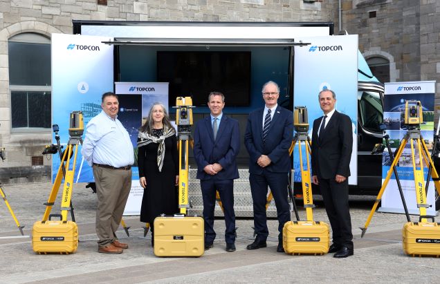  Topcon is supporting the university with an initial equipment donation worth €1.5m