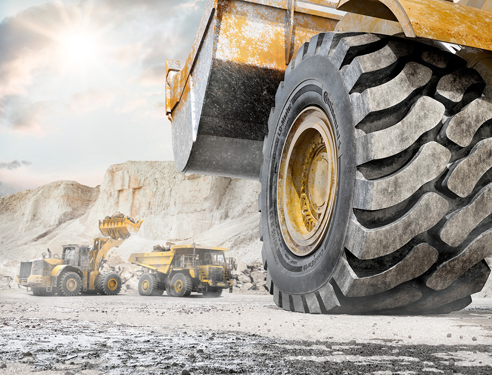 Continental’s new LD-Master L5 Traction radial tyre is well suited to rigid dump trucks in quarries