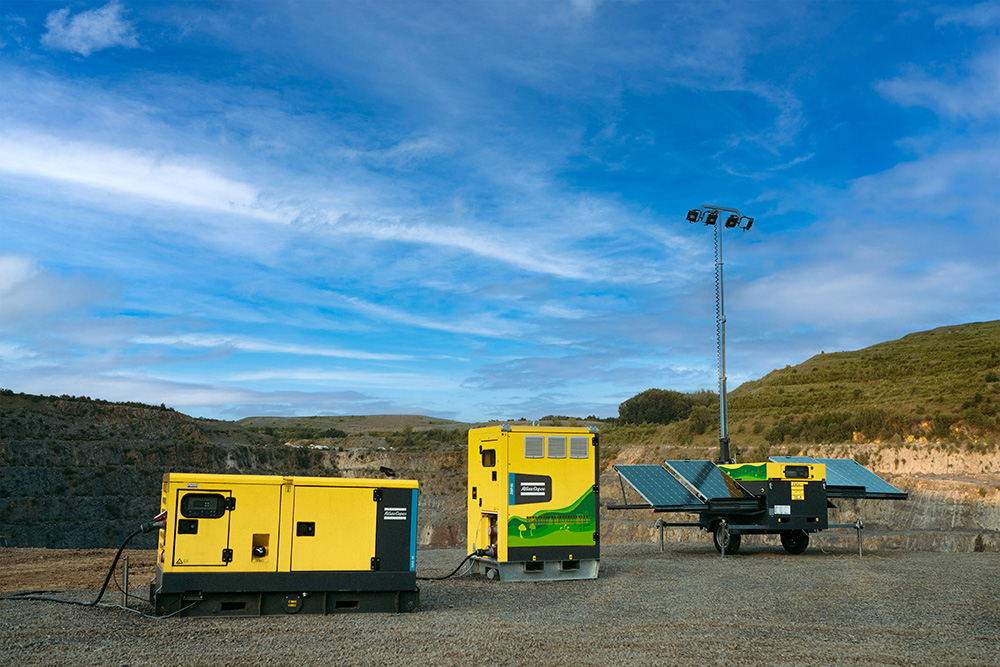 Hybrid power solutions from Atlas Copco