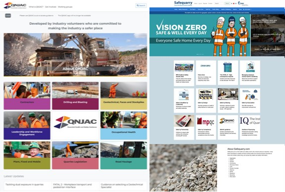 The updated QNJAC and MPA Safequarry health and safety sites