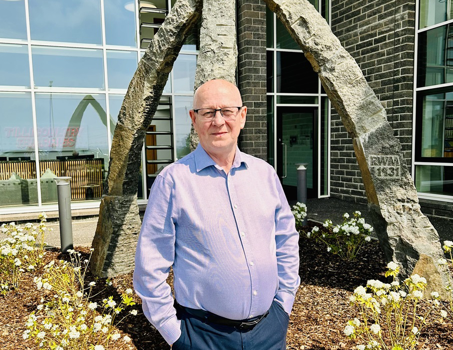 Joe Hadnum has retired after 28 years at Tillicoultry Quarries. Pic: Tillicoultry Quarries