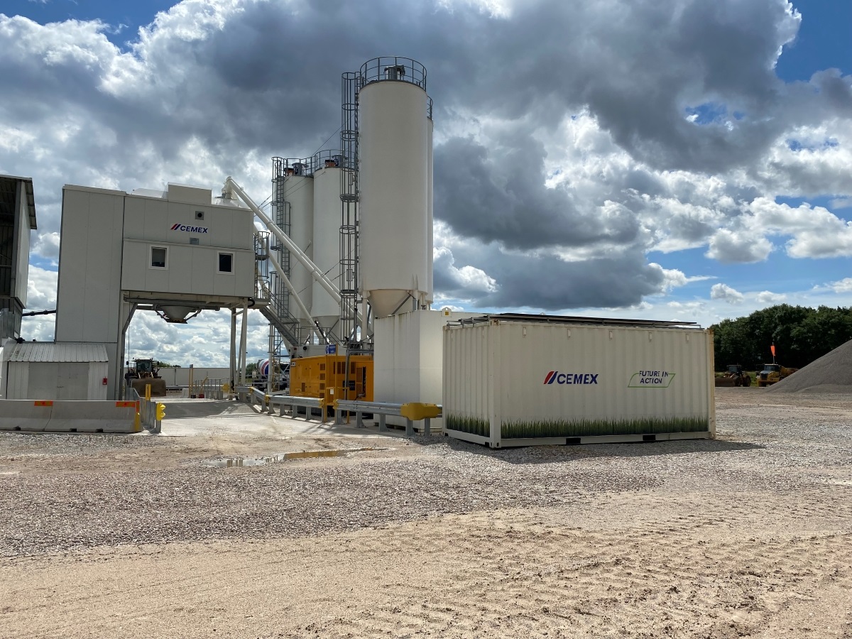 The new Cemex Alrewas readymix plant in Staffordshire, UK