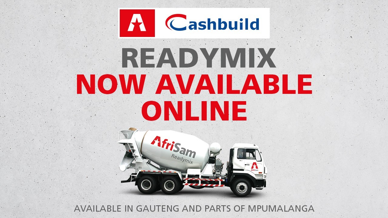 AfriSam has collaborated with Cashbuild to offer online ordering of AfriSam Readymix concrete to Cashbuild customers. Pic: AfriSam