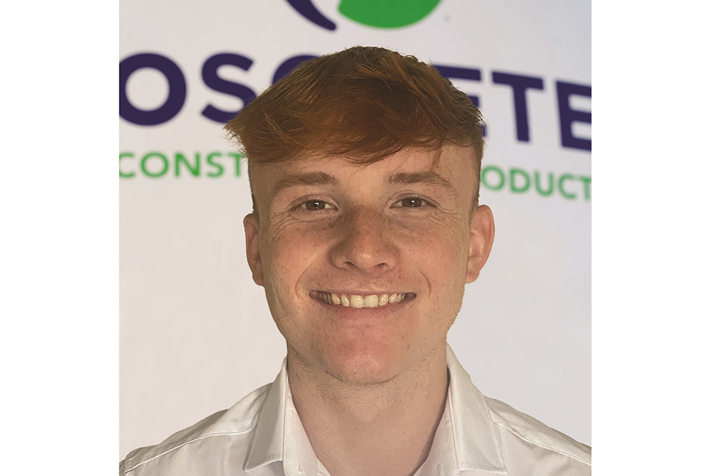 Oscrete's New Materials and Testing Apprentice Rennison Forrest-Parkinson. Pic: Oscrete