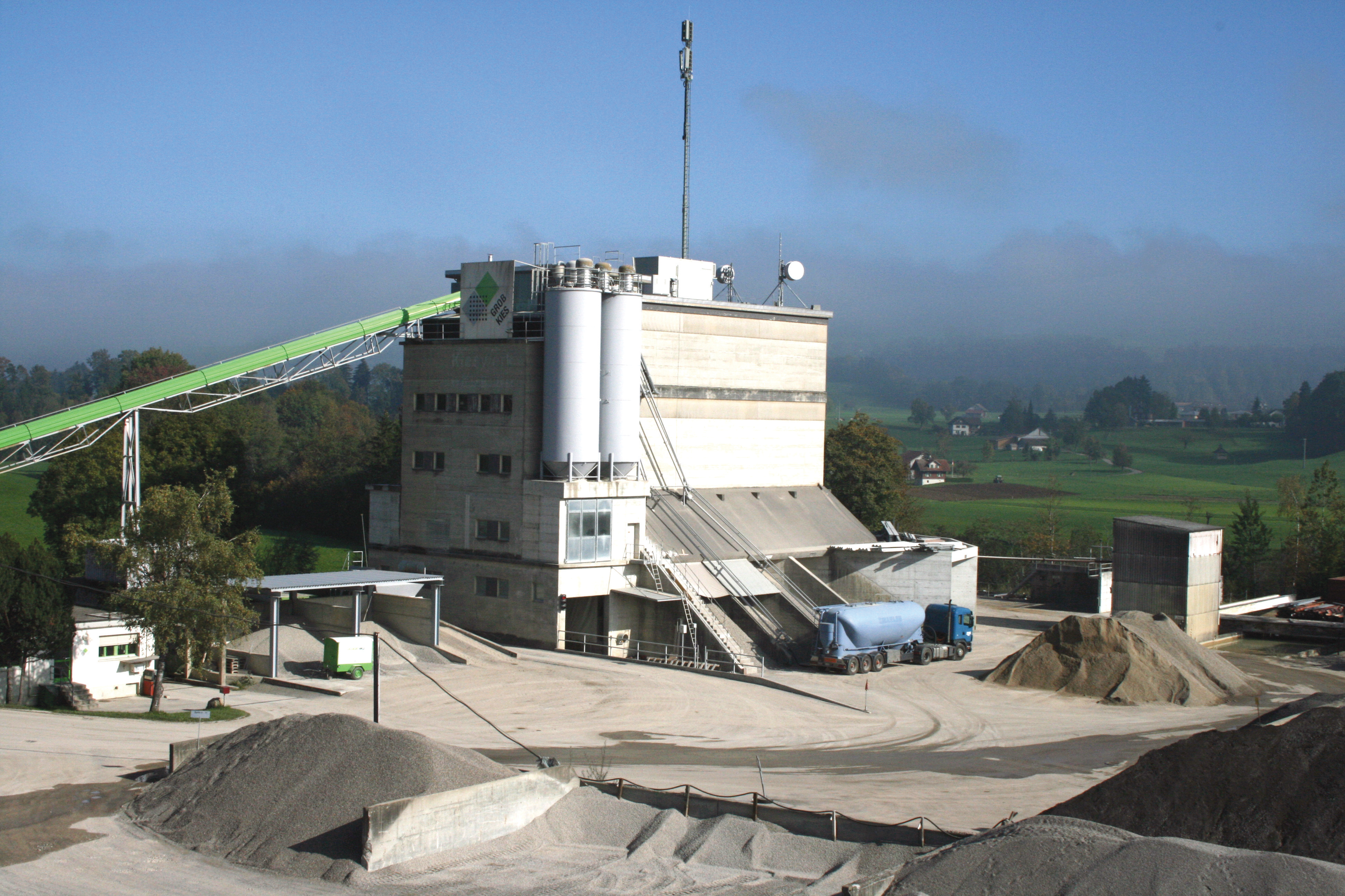 processing and concrete plant