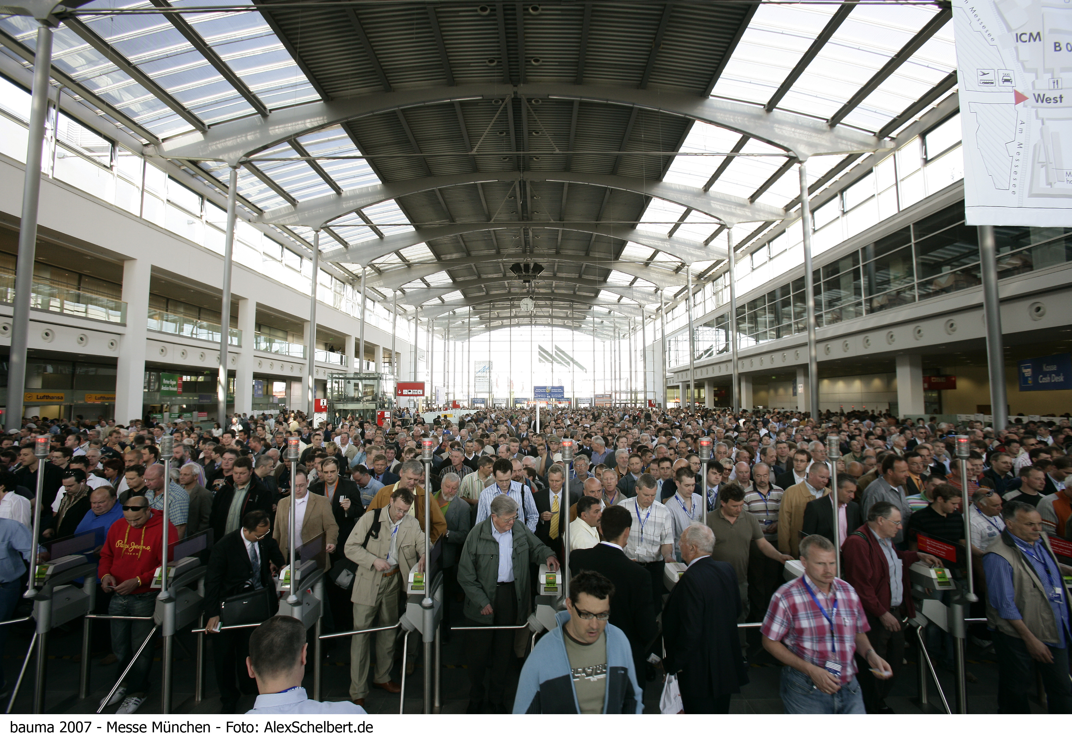 Bauma ticket barriers