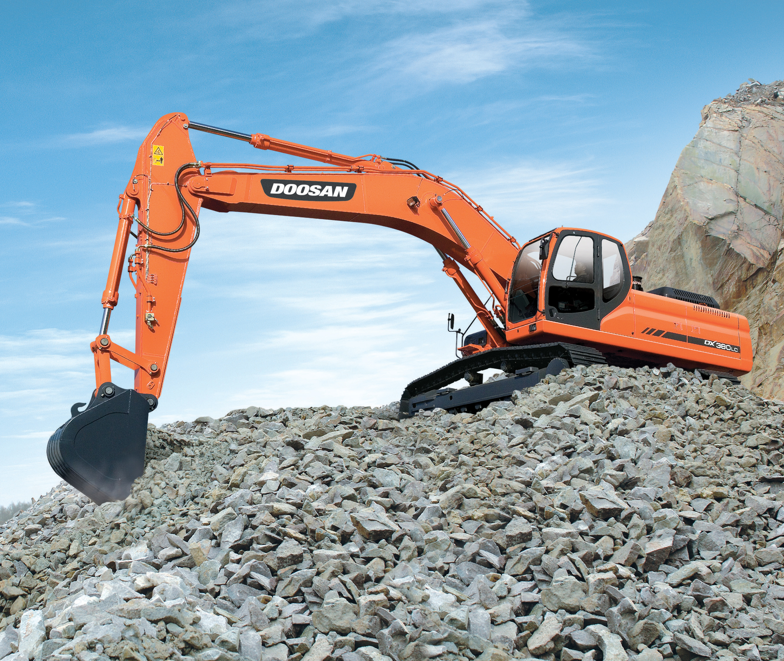 Doosan's new 38tonne excavator