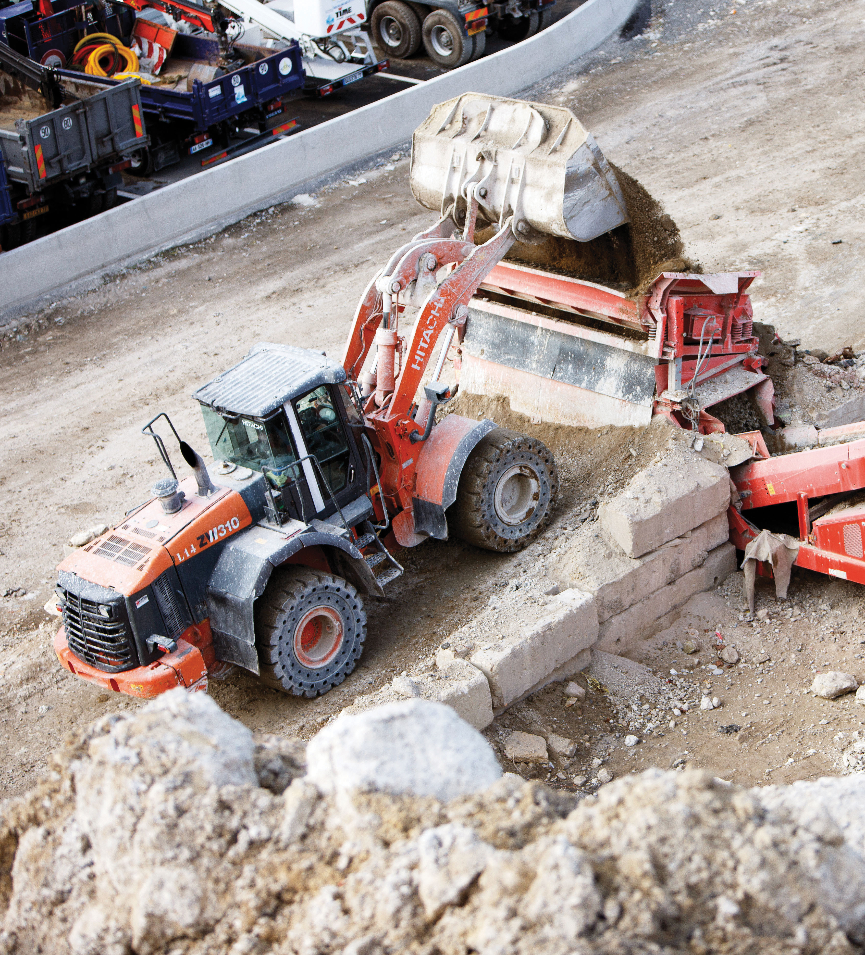 Hitachi ZW310 wheeled loader