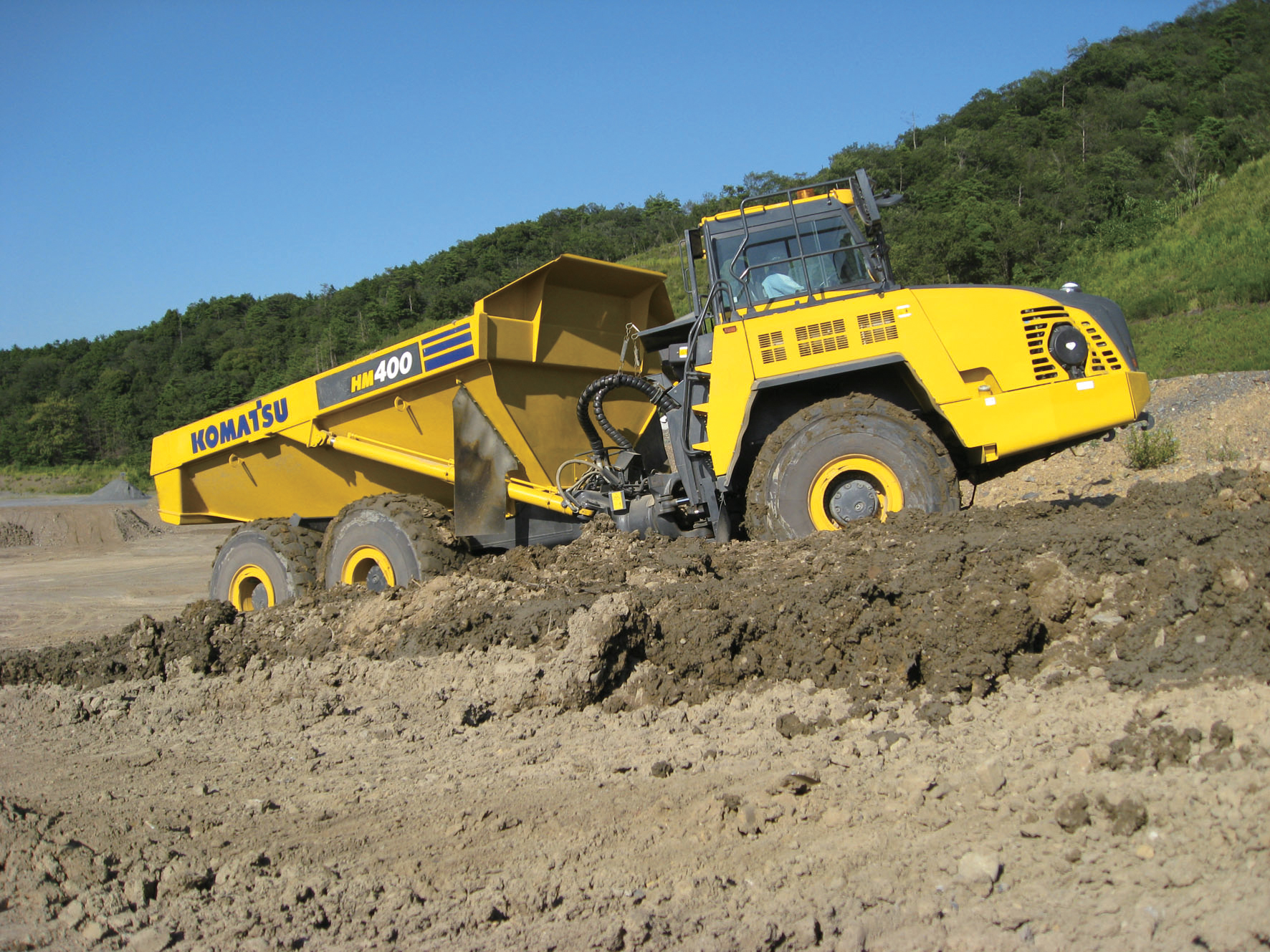 HM400-3 articulated truck from Komatsu