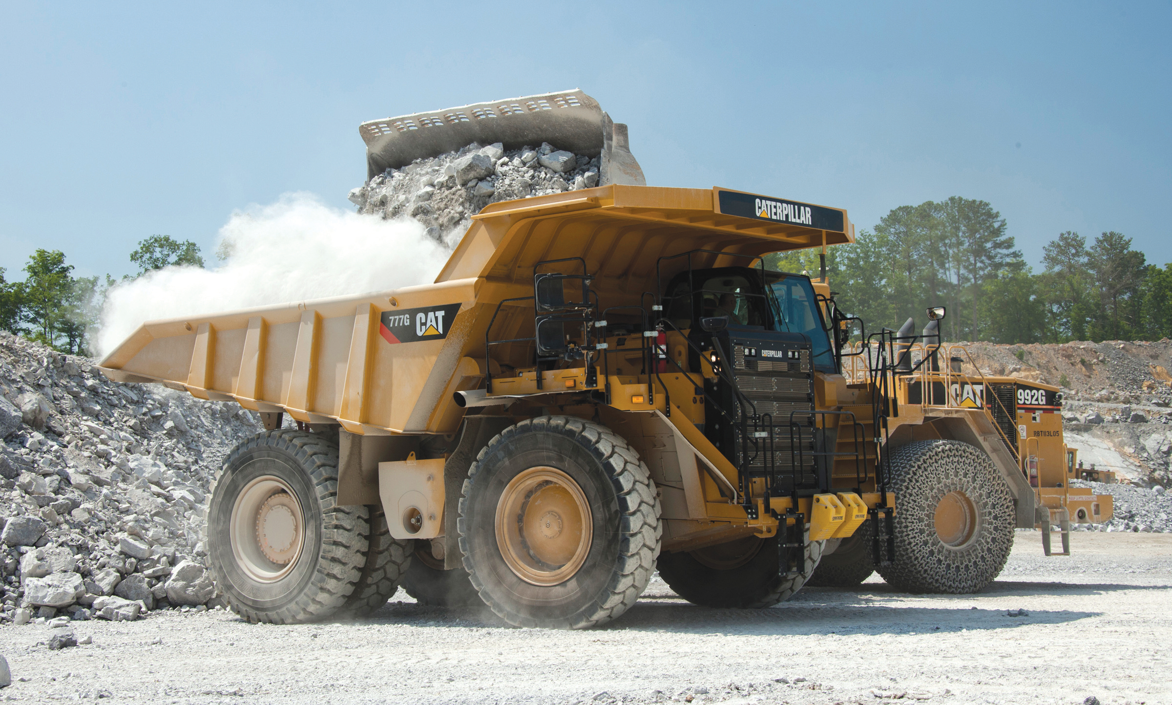 Cat 777g truck