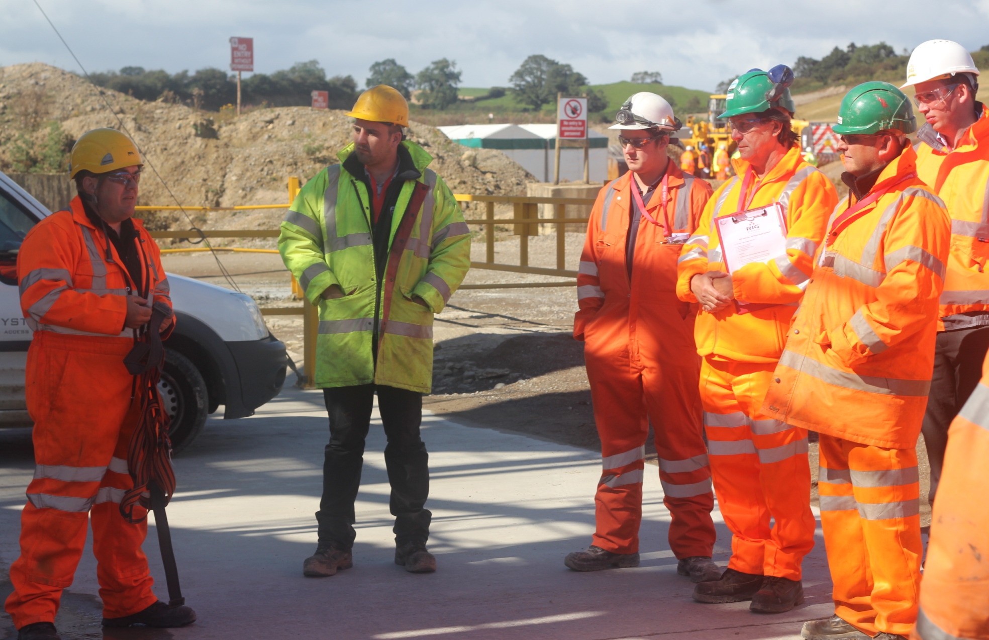 Lafarge host MPA Marfield Quarry safety event