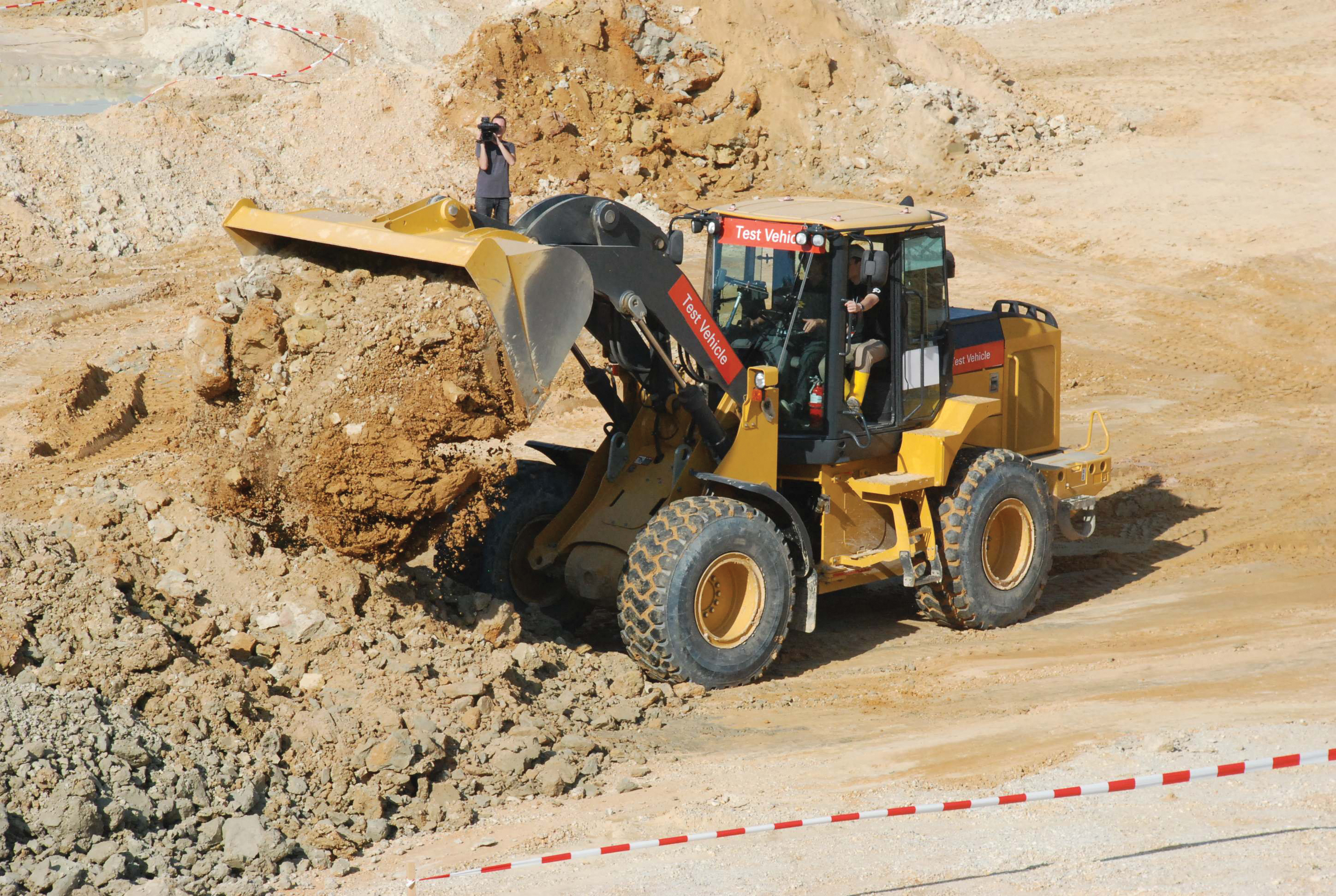 truck in the Hacker Quarry, near Passau