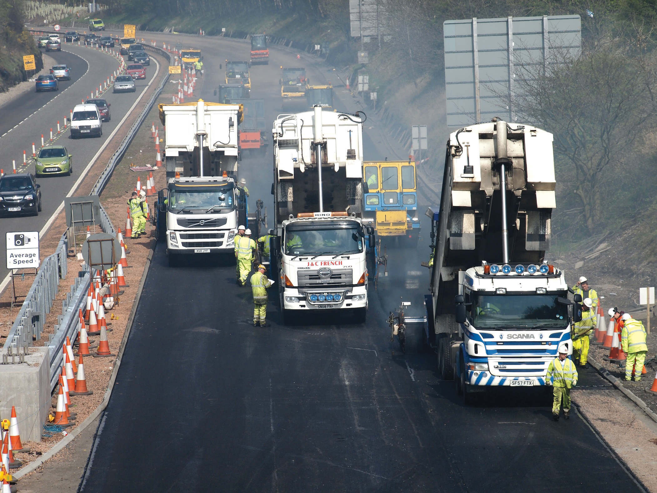 M90 in Scotland 