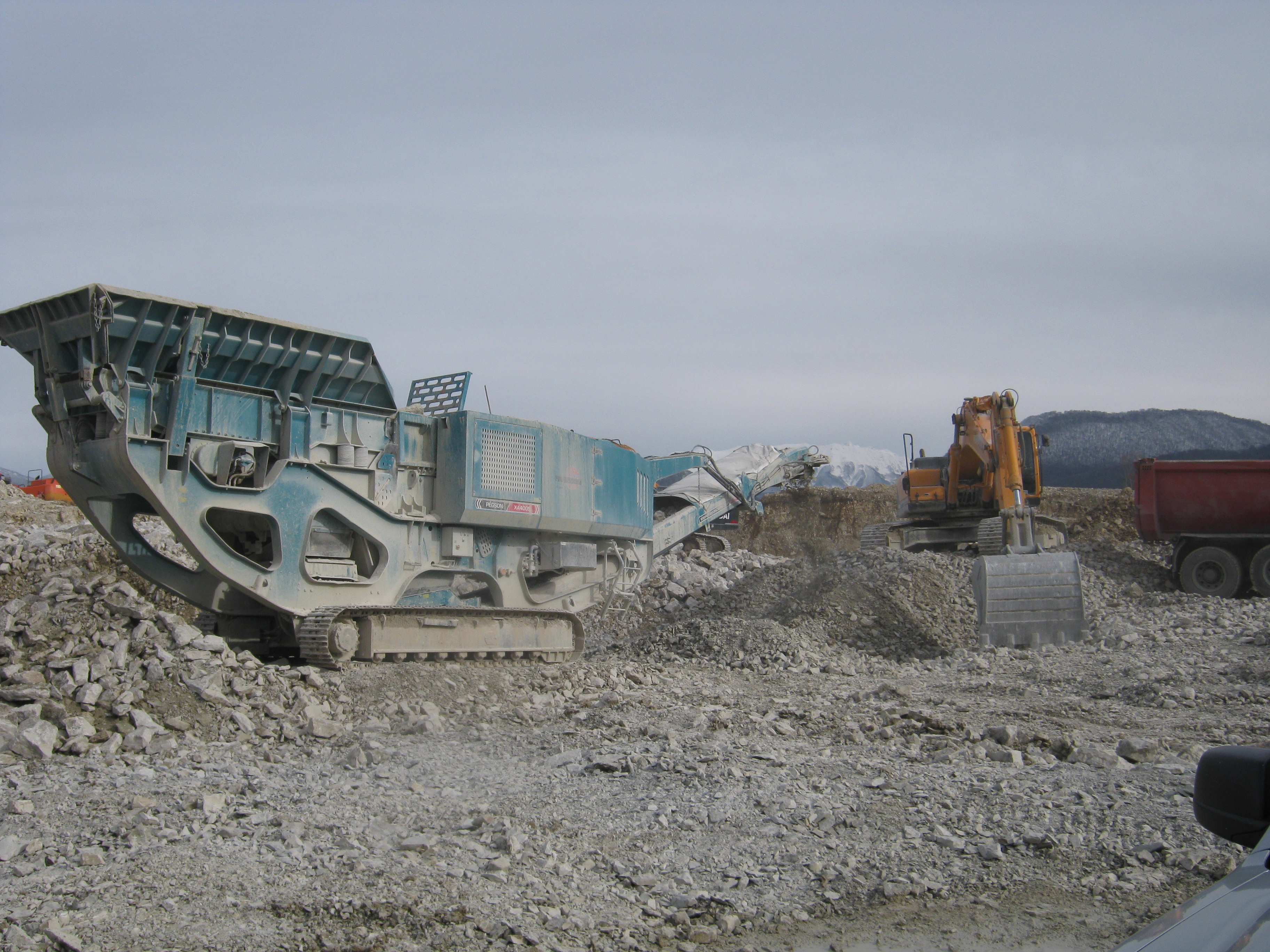 Powerscreen’s XA400S jaw crusher at work in Sochi