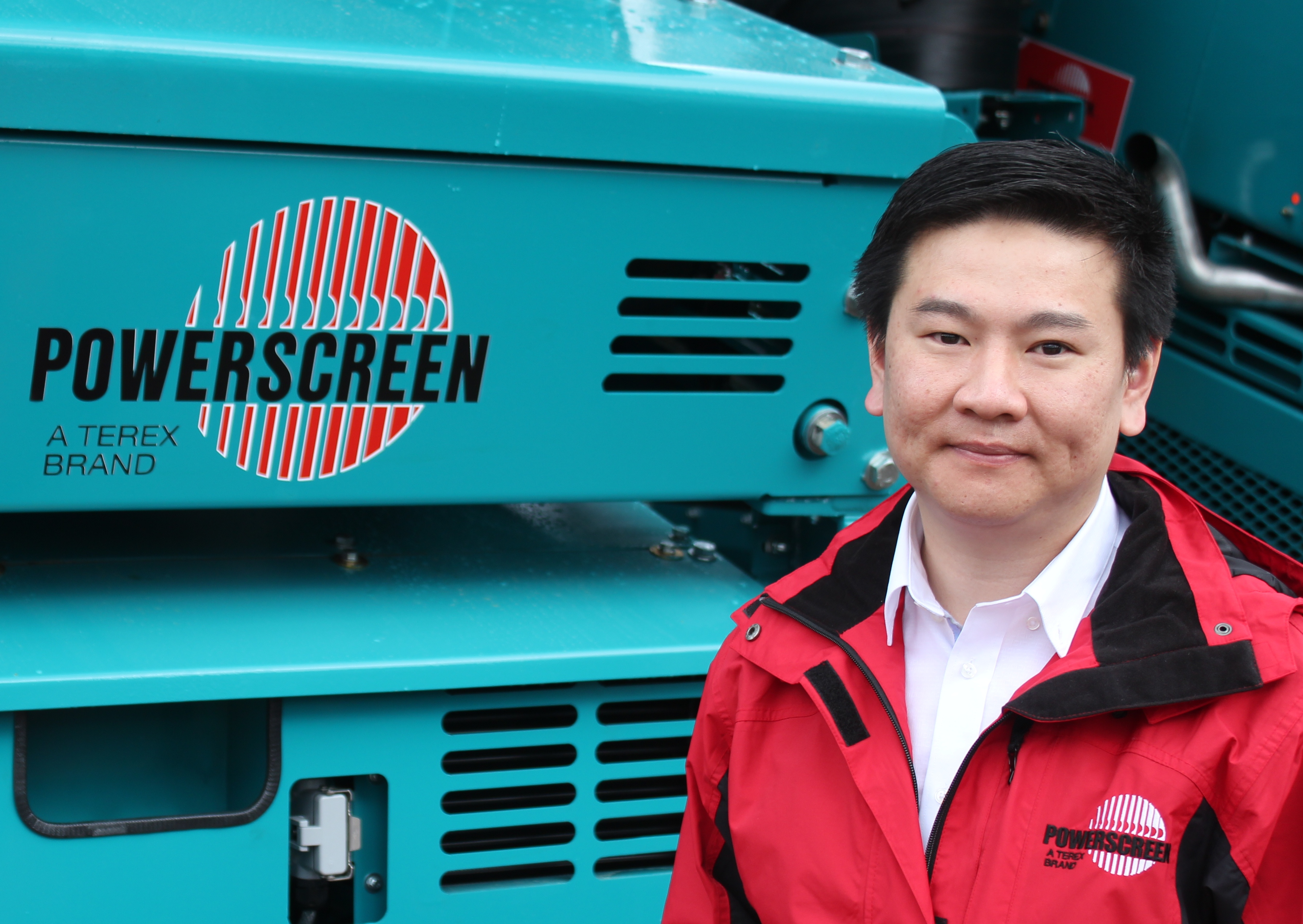 Powerscreen’s sales manager Andrew Yeo 