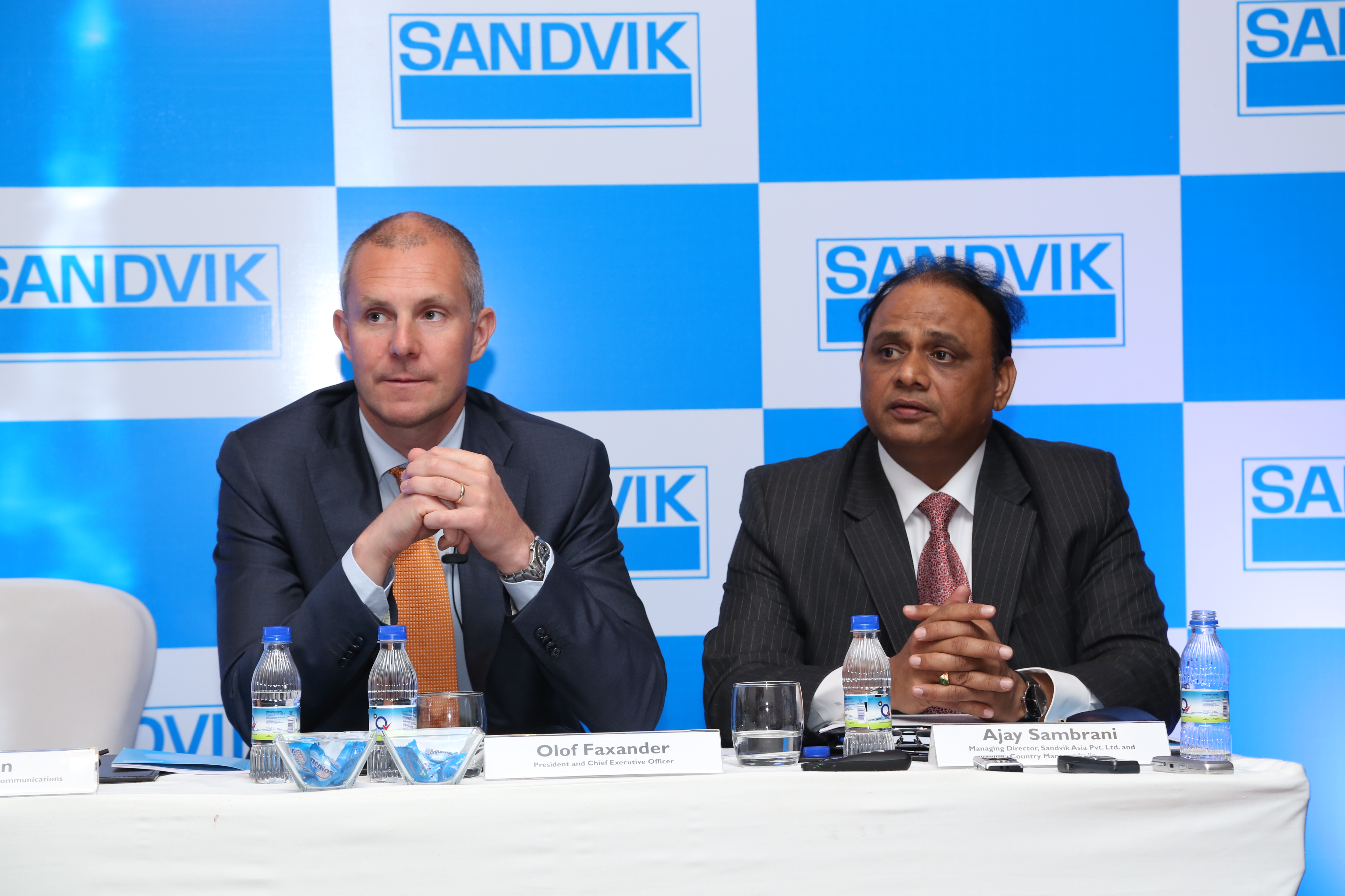 Olof Faxander and Ajay Sambrani - Sandvik 